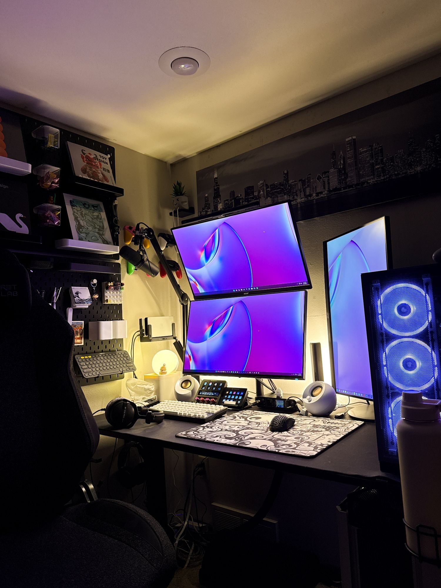 Chase's desk setup